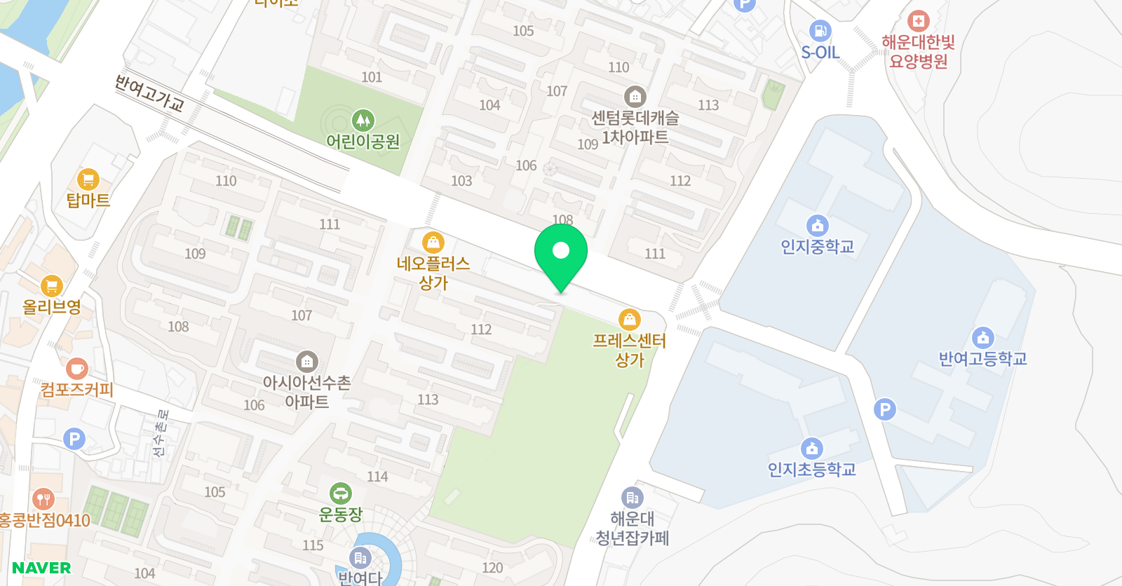 박정 영어 위치