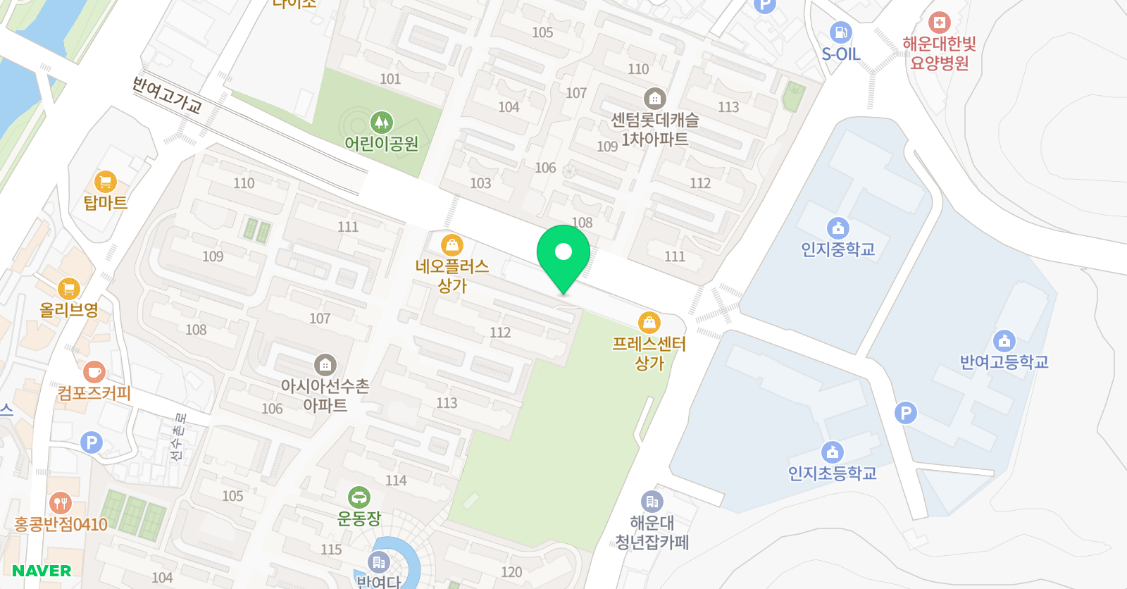 해 수학 위치