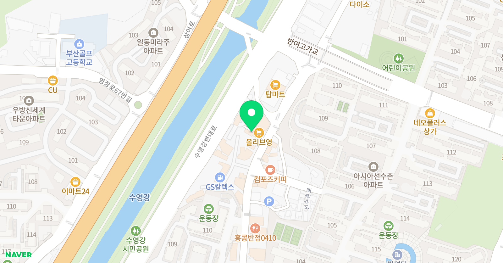 키스톤 영어학원 위치