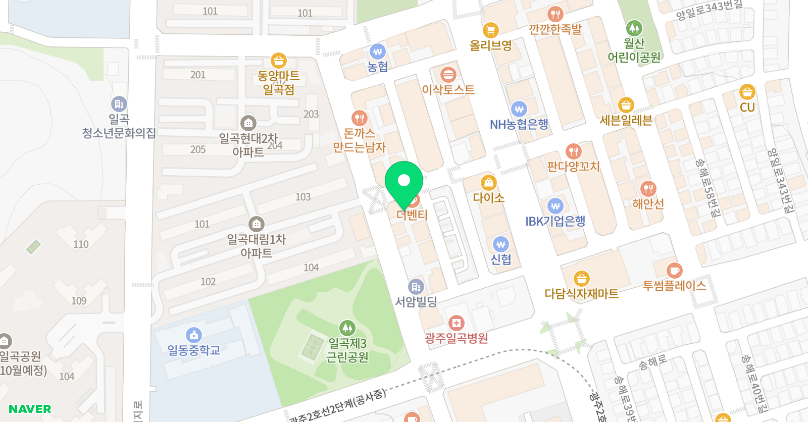 파워 태권도 위치