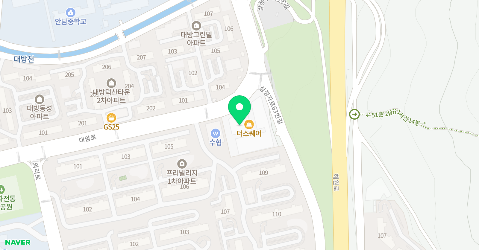 눈높이러닝센터 창원성주학원 위치