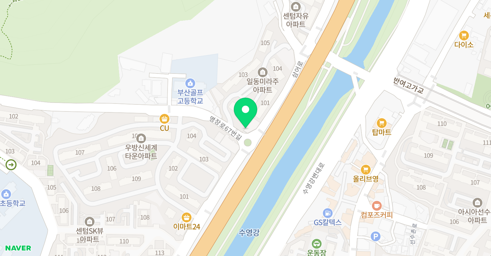 고구려 태권도 위치