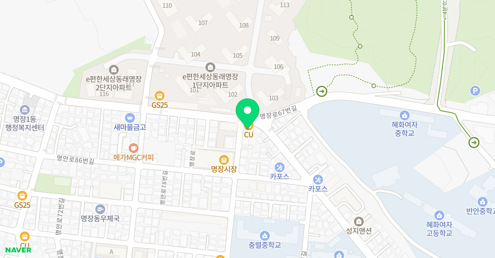 다온 태권도 하랑 음악줄넘기 위치