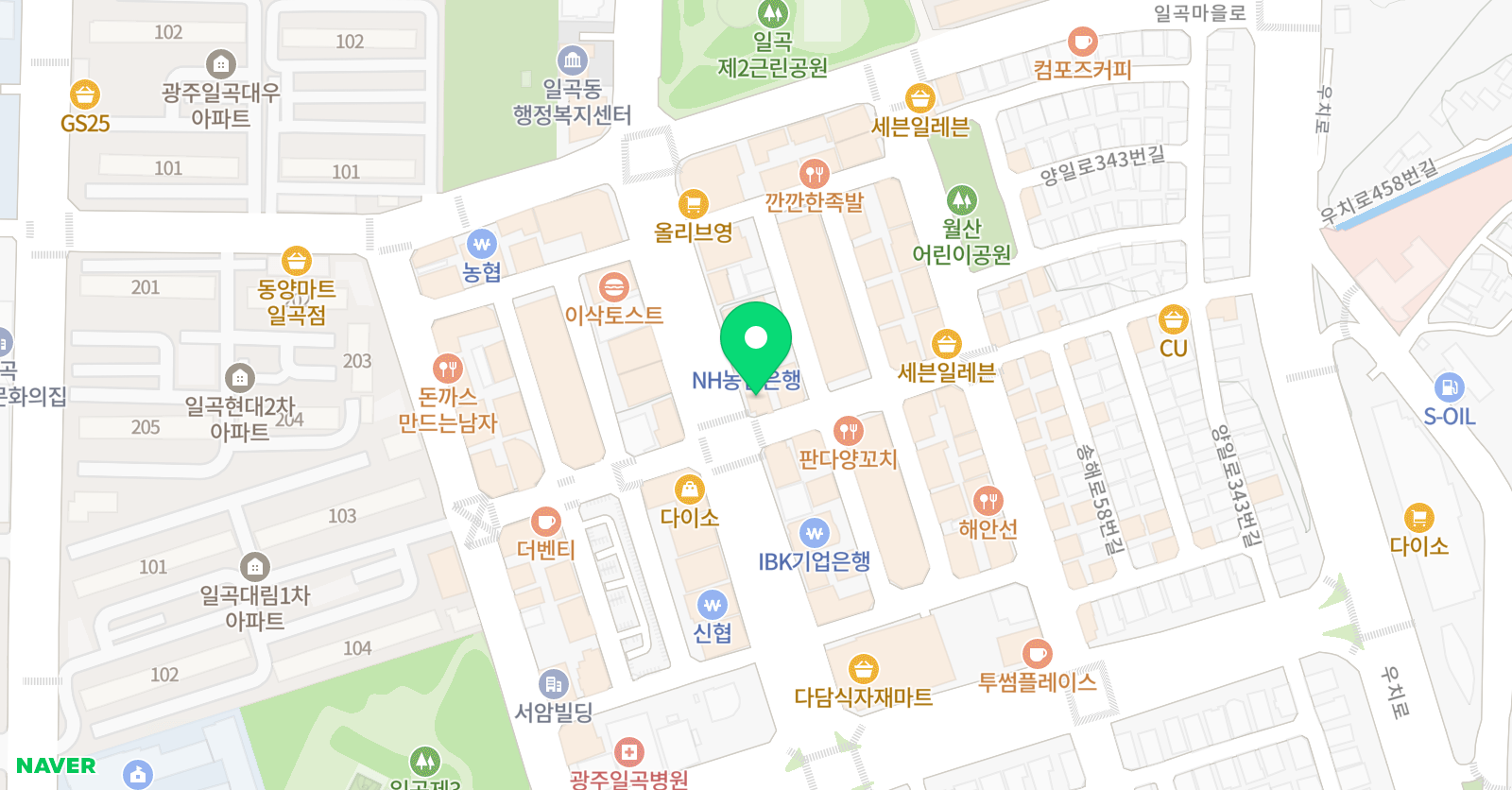 와이즈만 영재교육원 일곡센터 위치