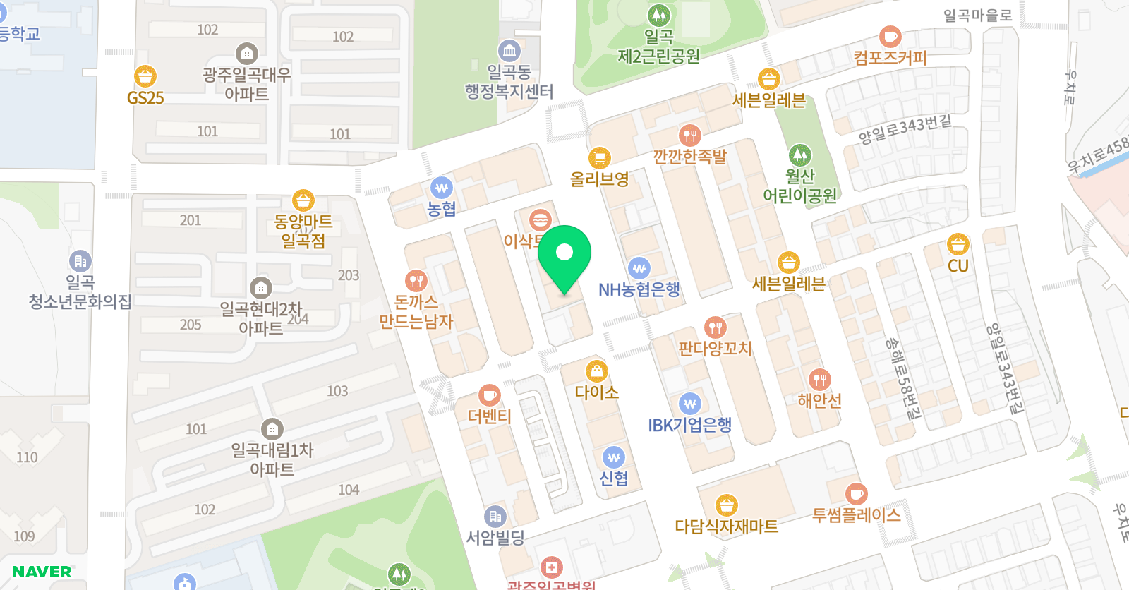 에스원 수학학원 위치