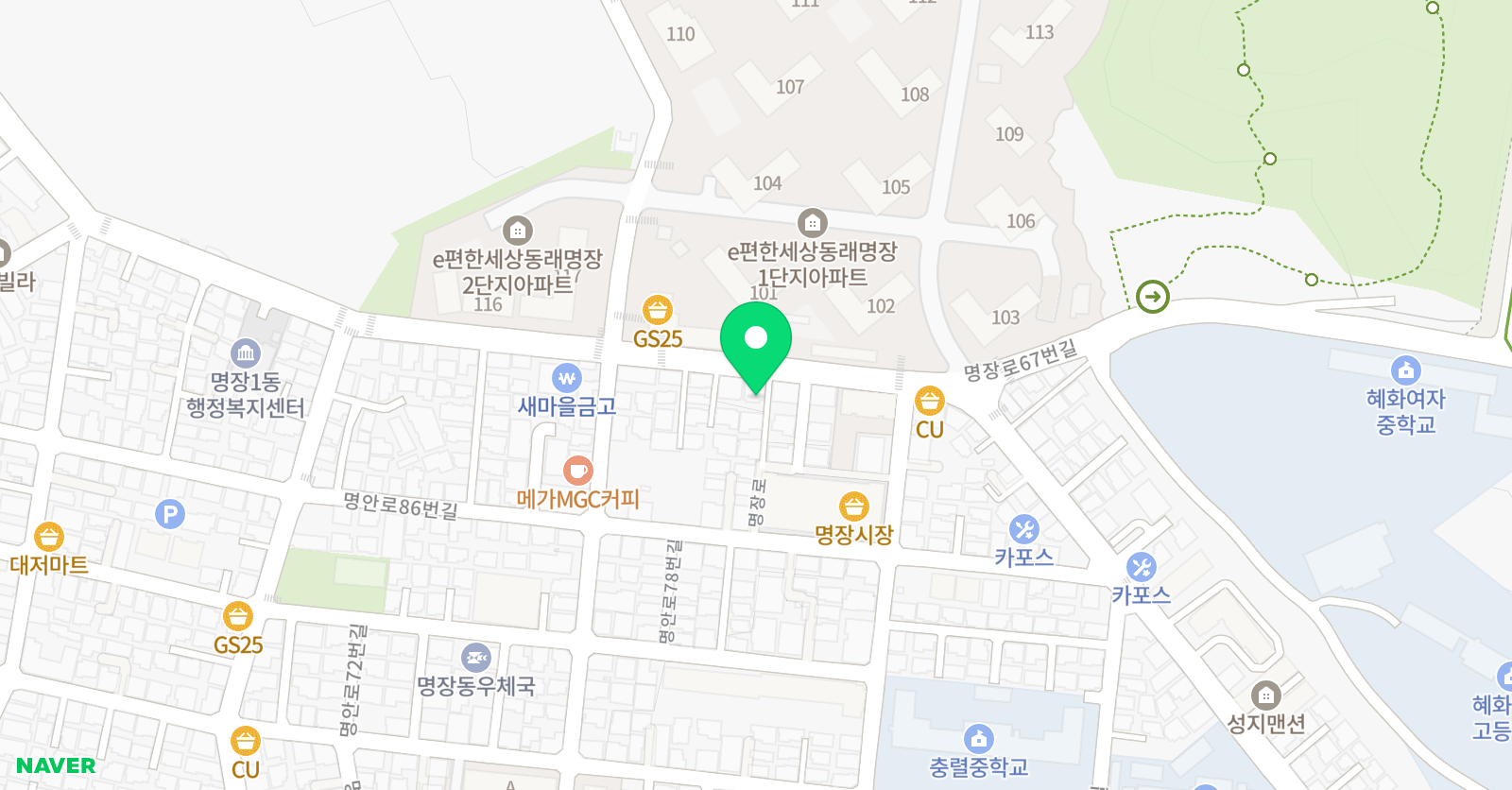 생각하는숲 수학 위치