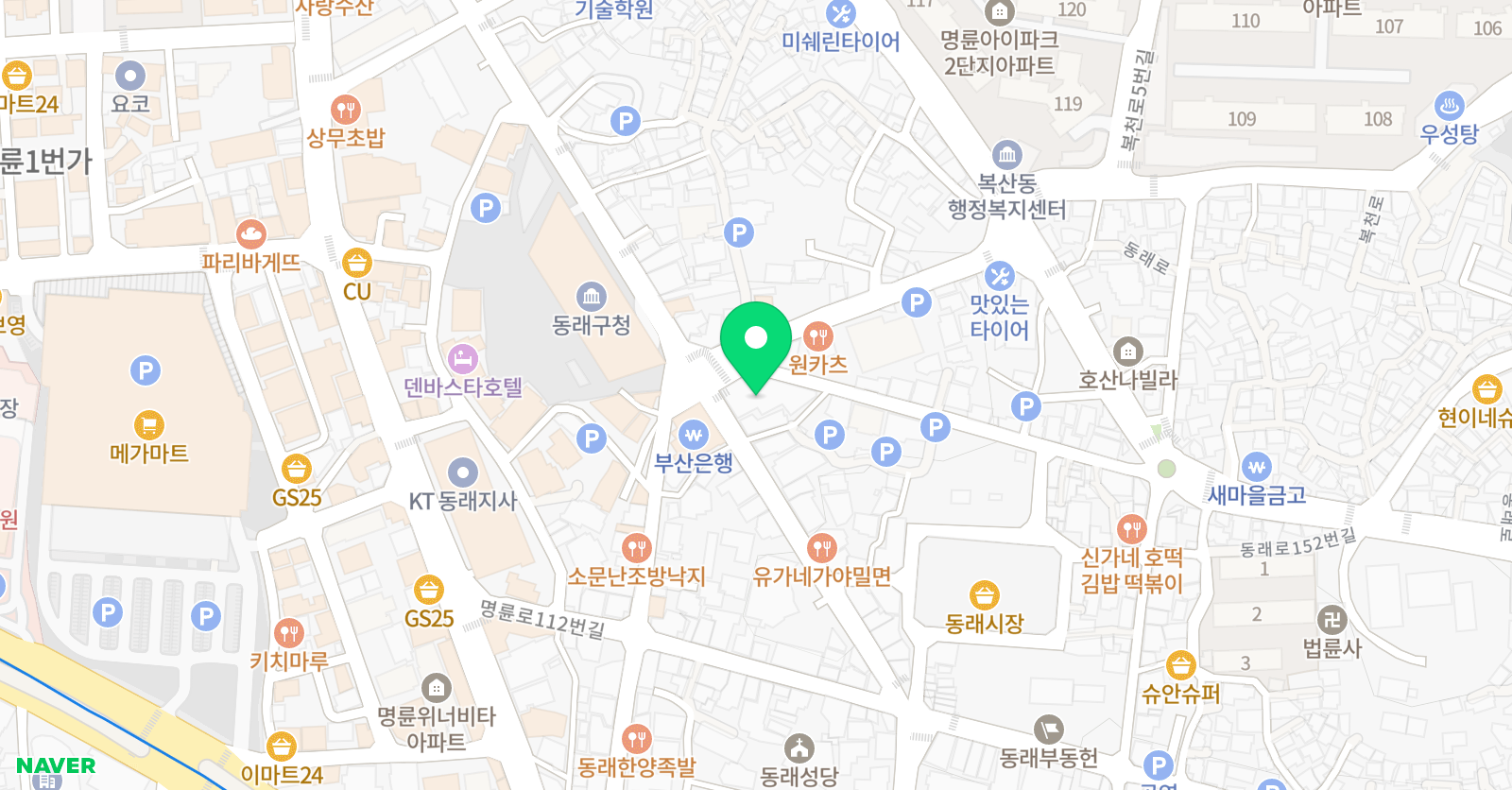 링구아 어학원 전국본원 위치