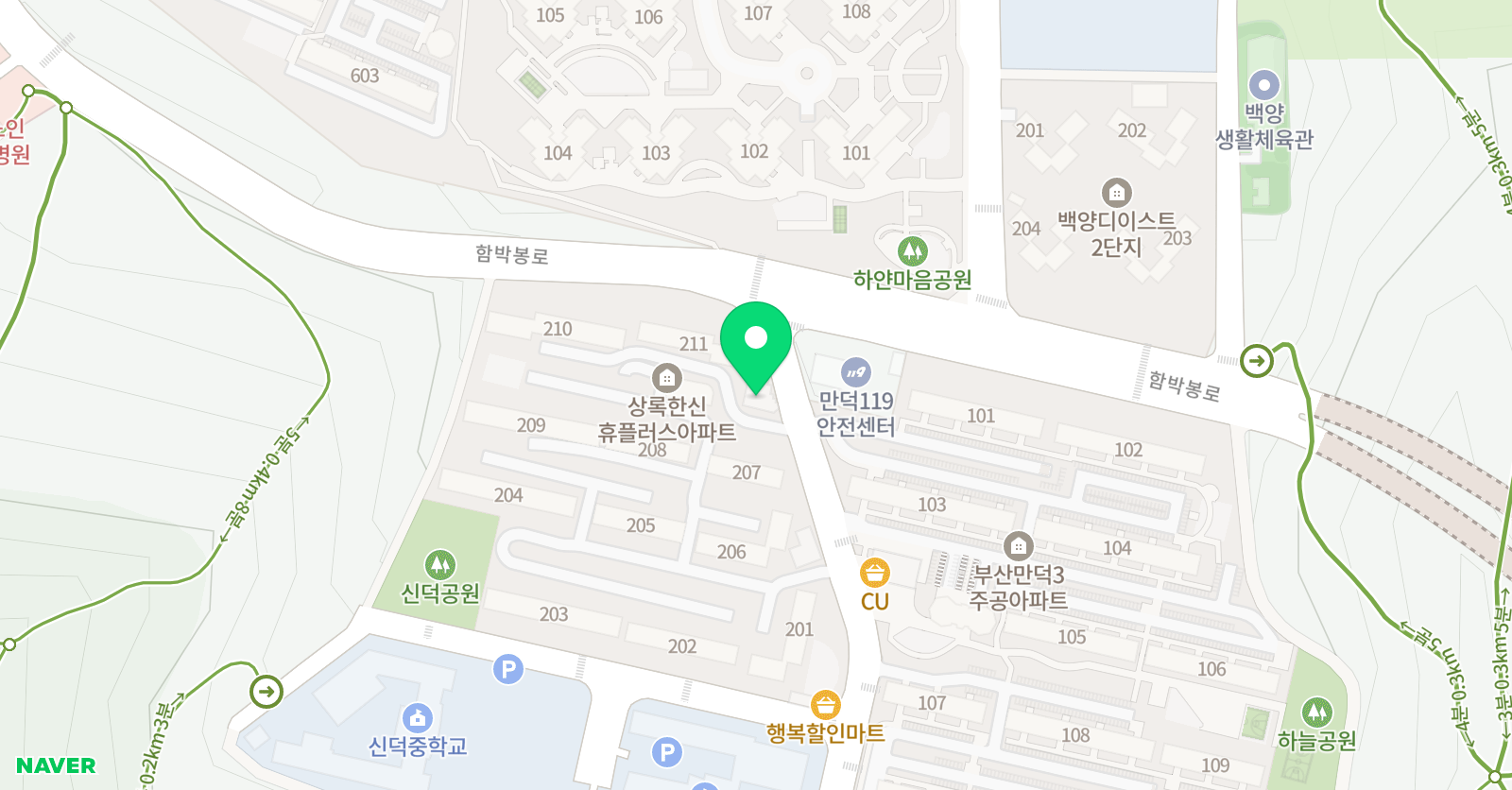 고당산충효 태권도 위치