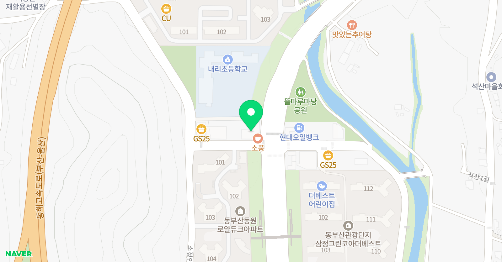 행복한 태권도 위치