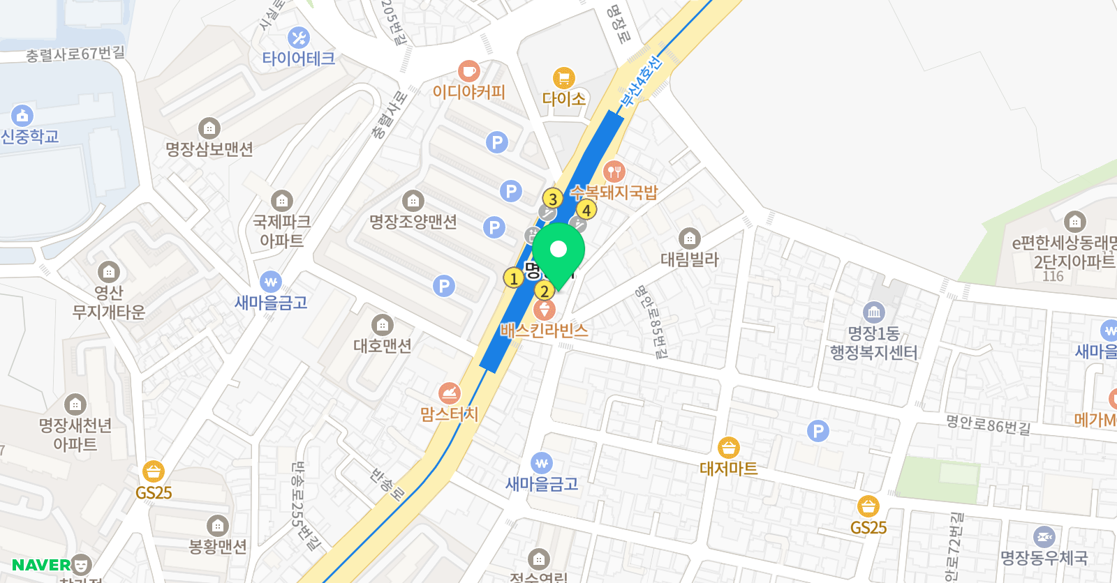 도담 학원 위치