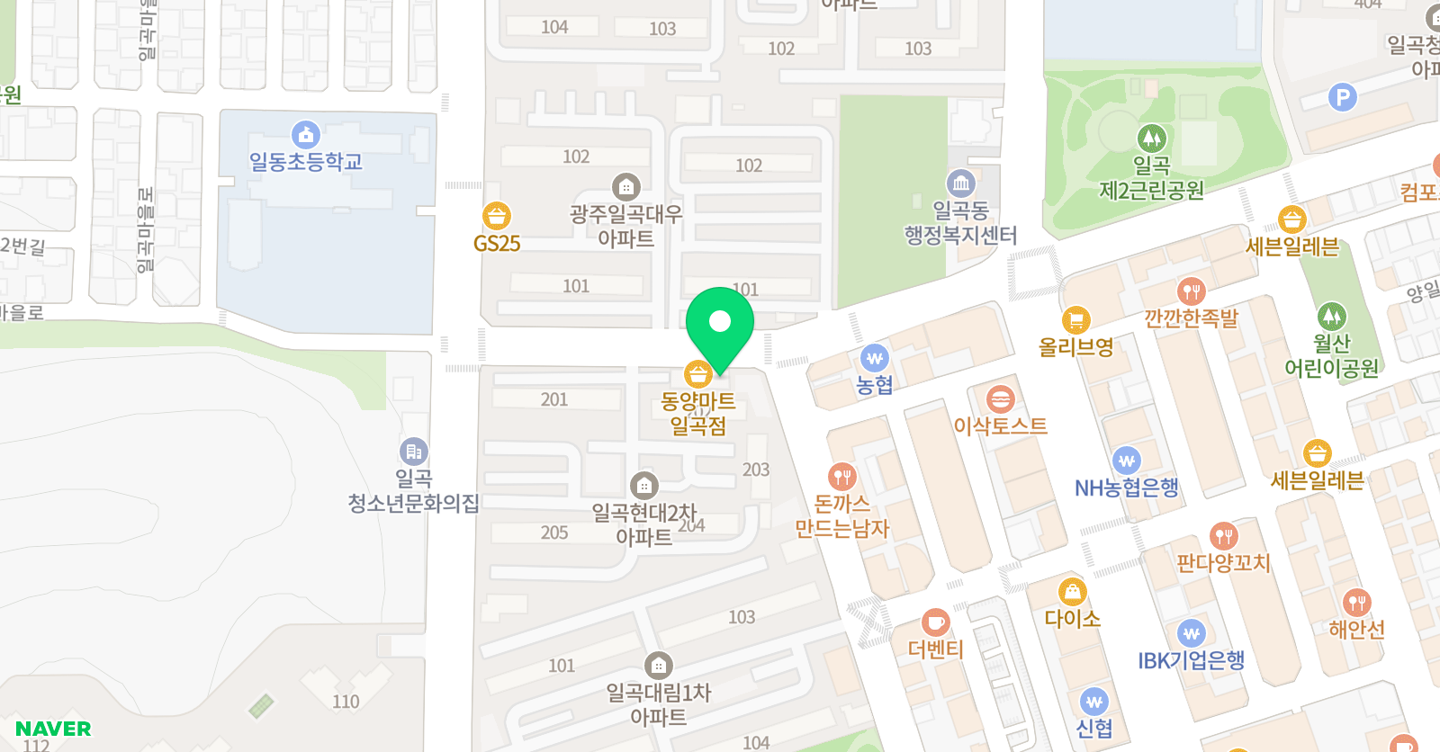 M 수학 위치