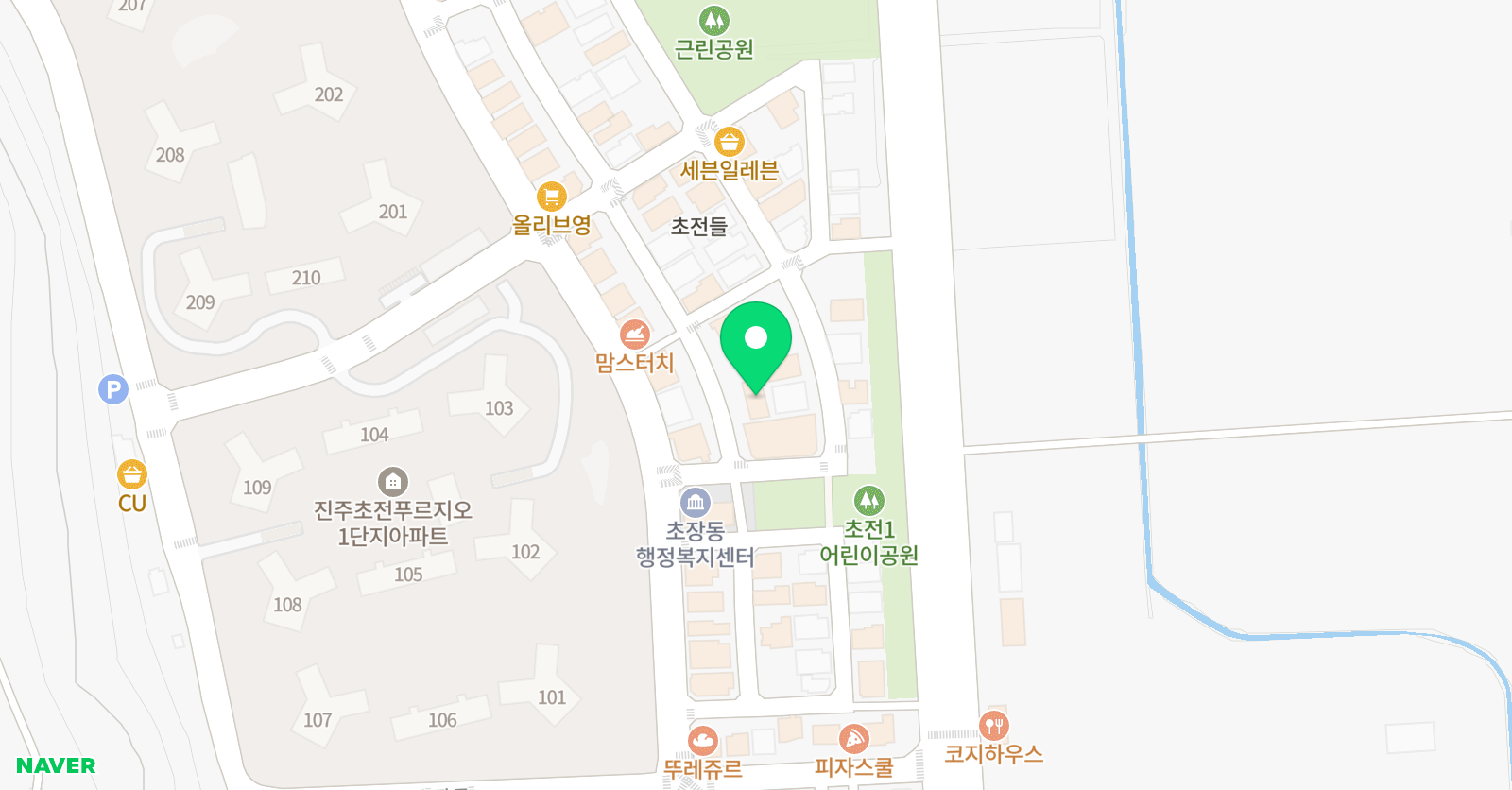 그림그린융합미술스튜디오 학원 위치