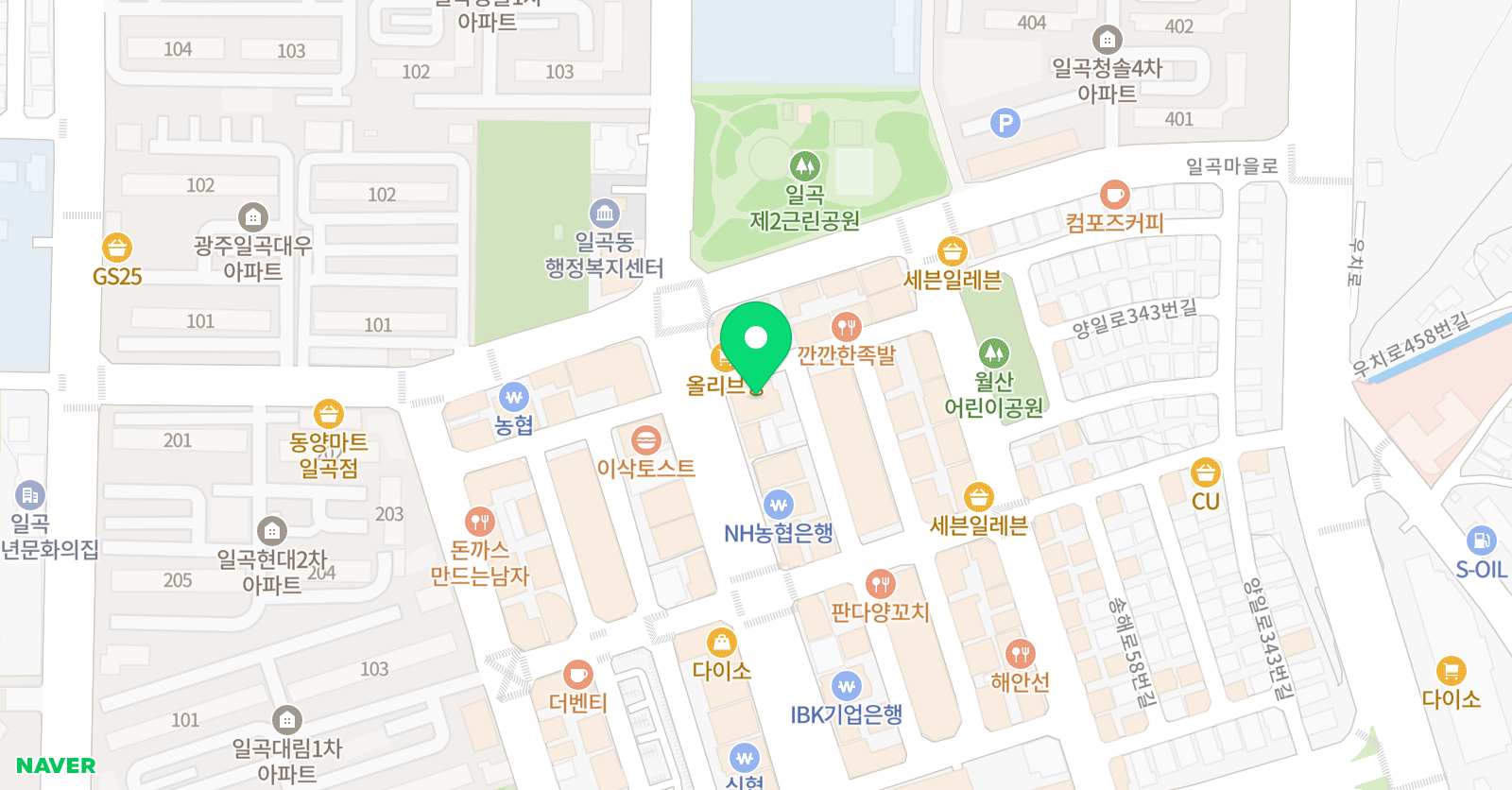 MSA 수학학원 위치