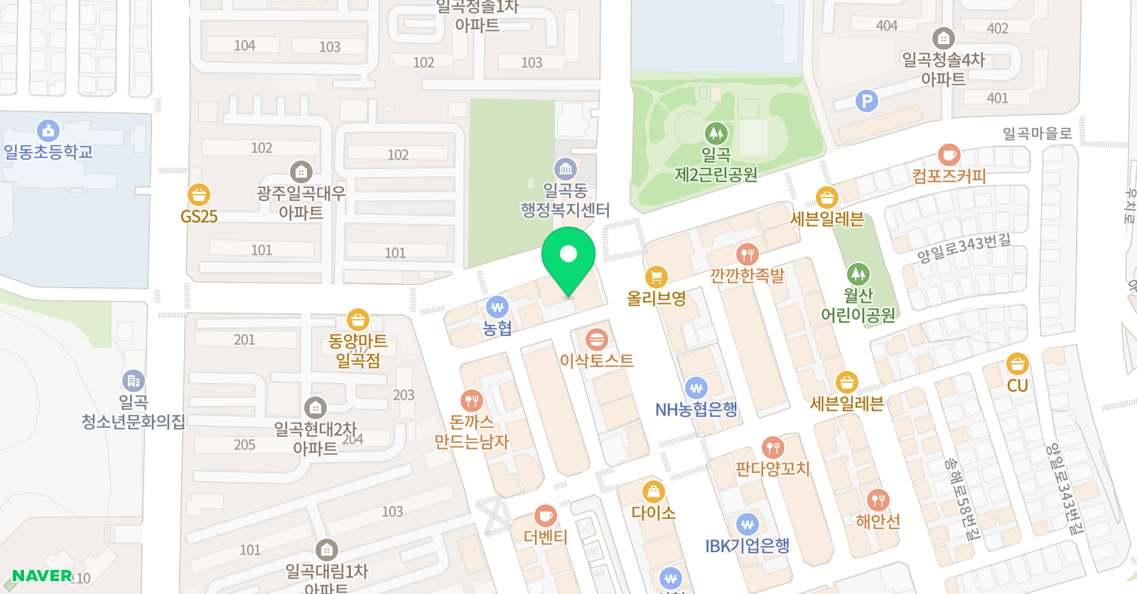 이룸 학원 위치