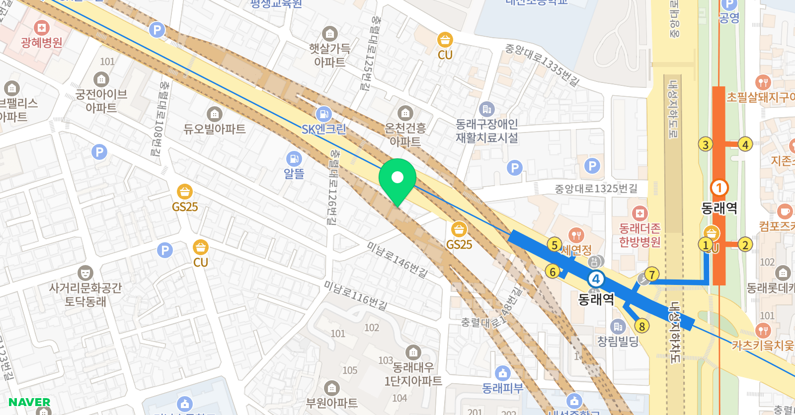 파라도어 실용음악학원 위치