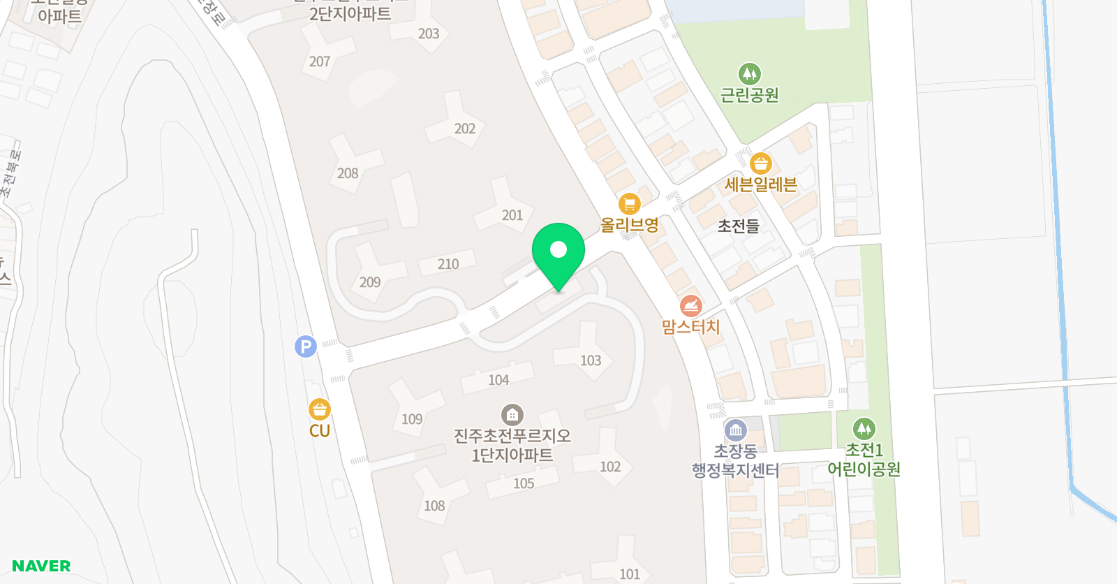 초전아트랩 미술학원 위치