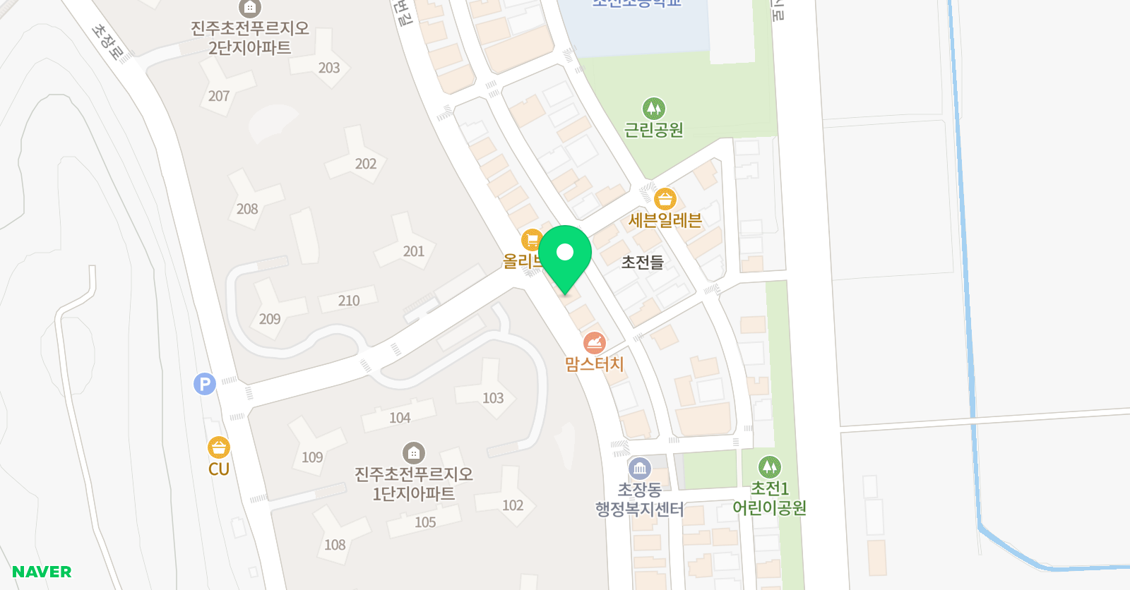 채움 영어수학학원 위치
