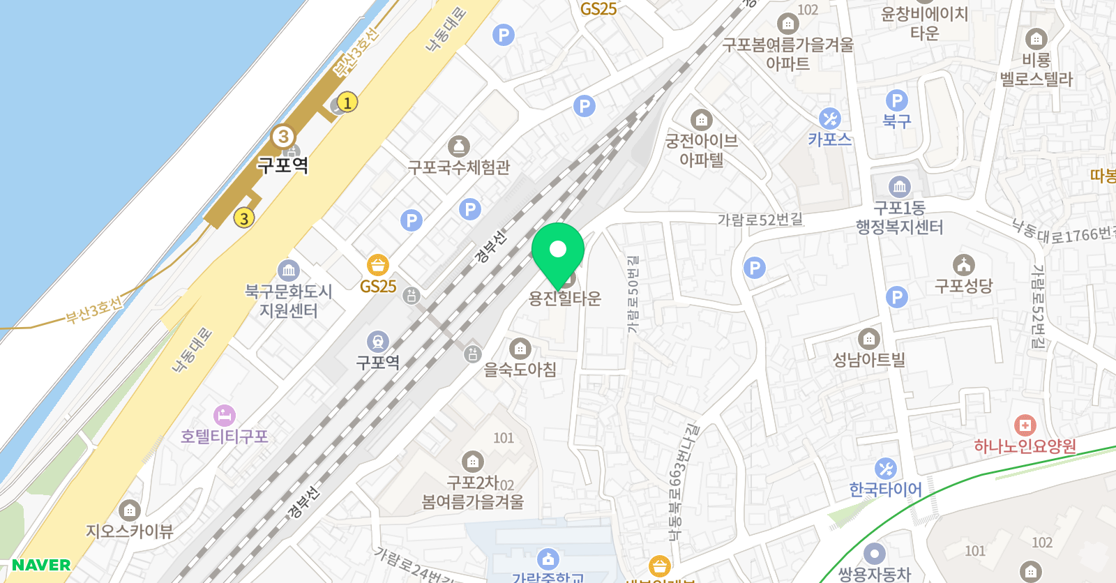 한우리 독서토론논술 구포 위치