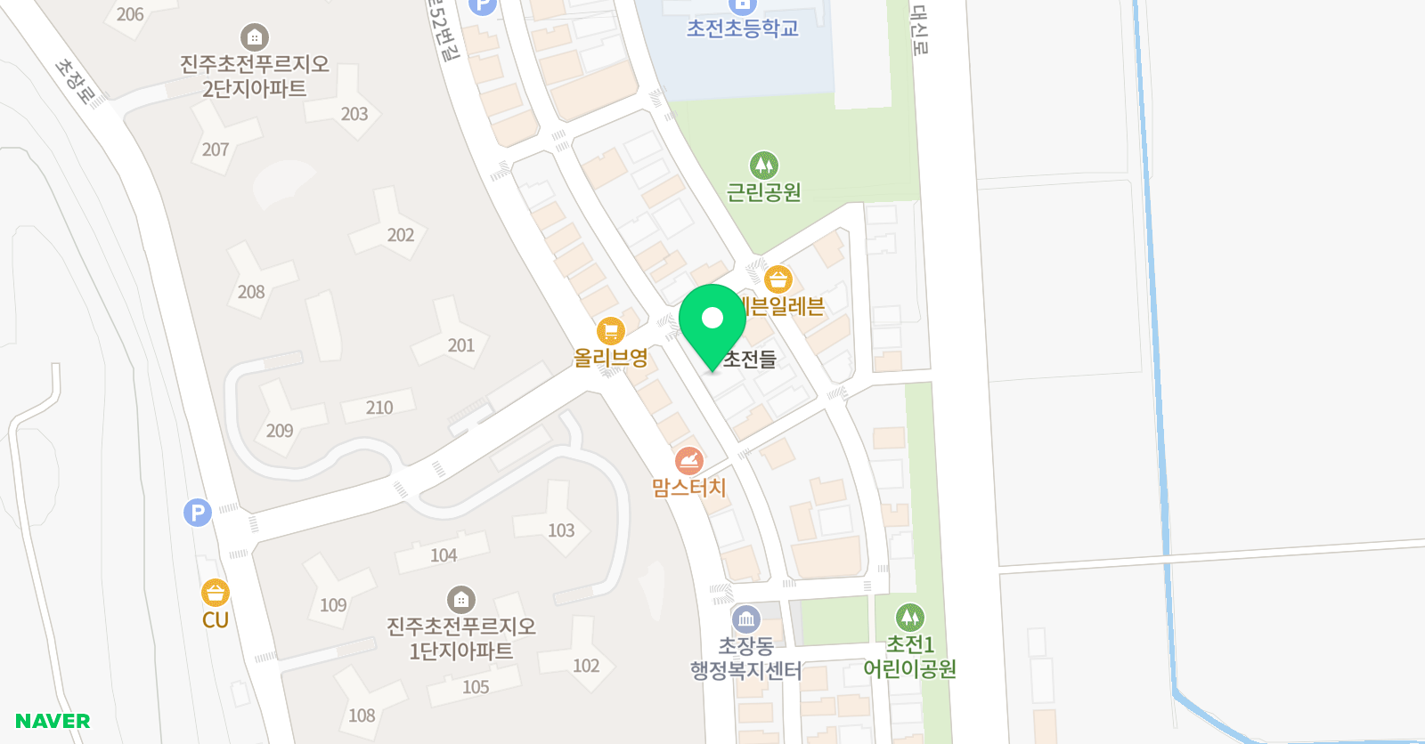 경상대백호 태권도장 위치