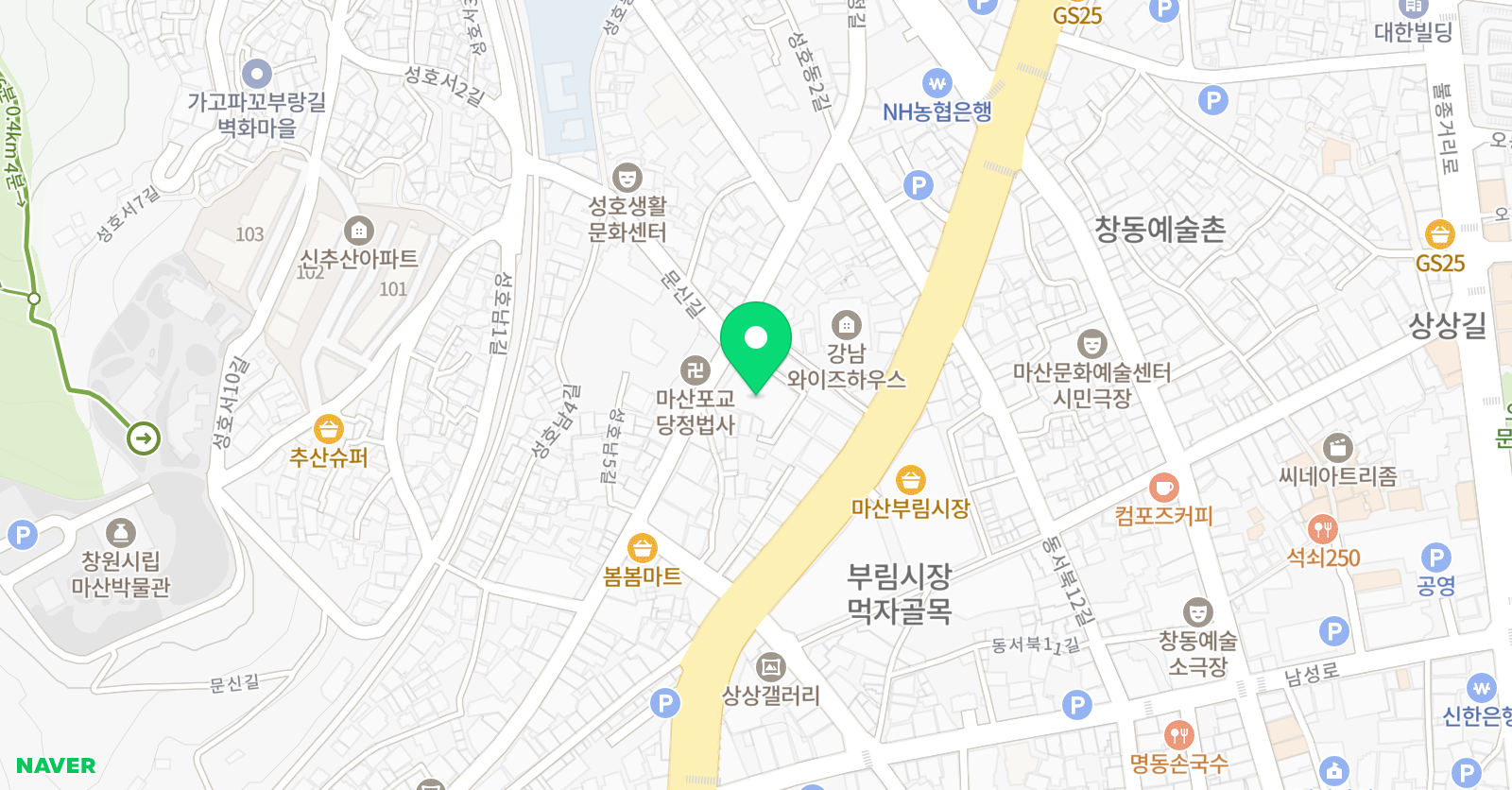 선진 보습학원 위치
