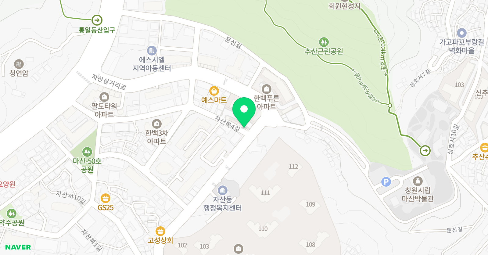 바하피아노 위치