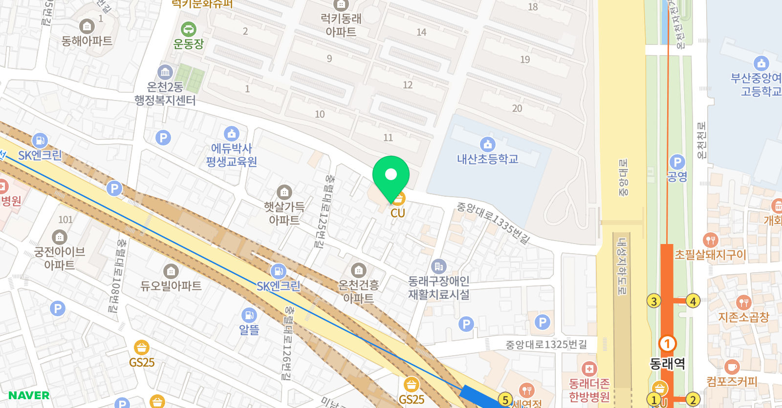 메릭스 해법수학 위치