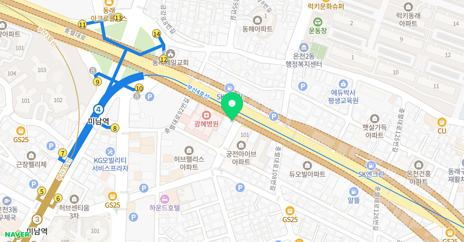 스마트 수학전문학원 위치