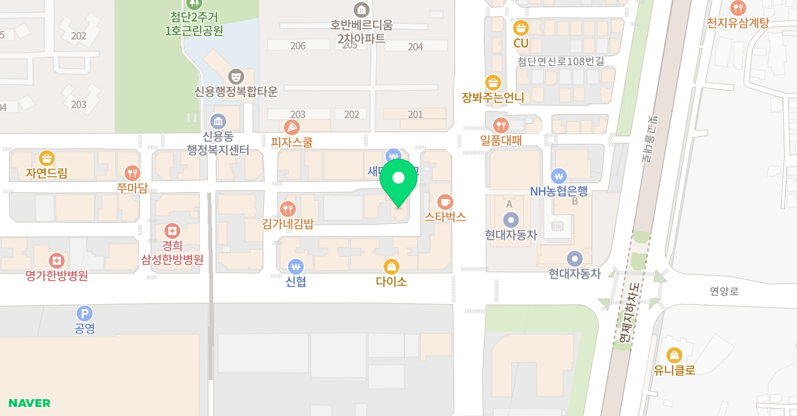 영짐 MMA주짓수 킥복싱 위치
