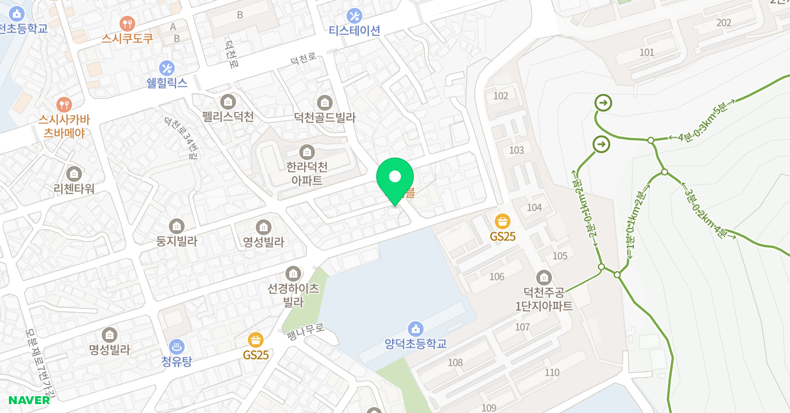 대성웅변 학원 위치