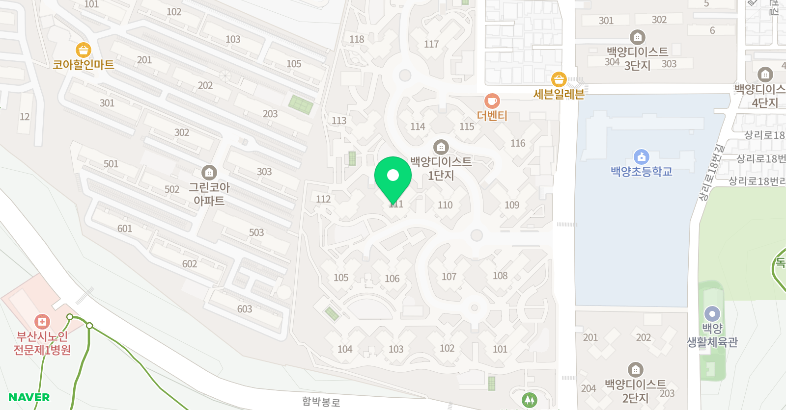 기탄 사고력교실 만덕동문굿모닝힐교실 위치