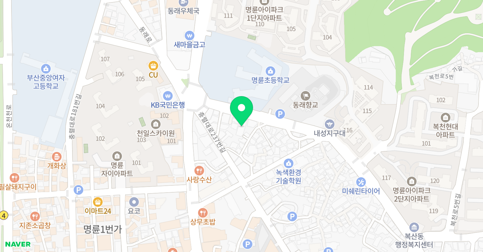 아이PLUS 스포츠클럽 위치