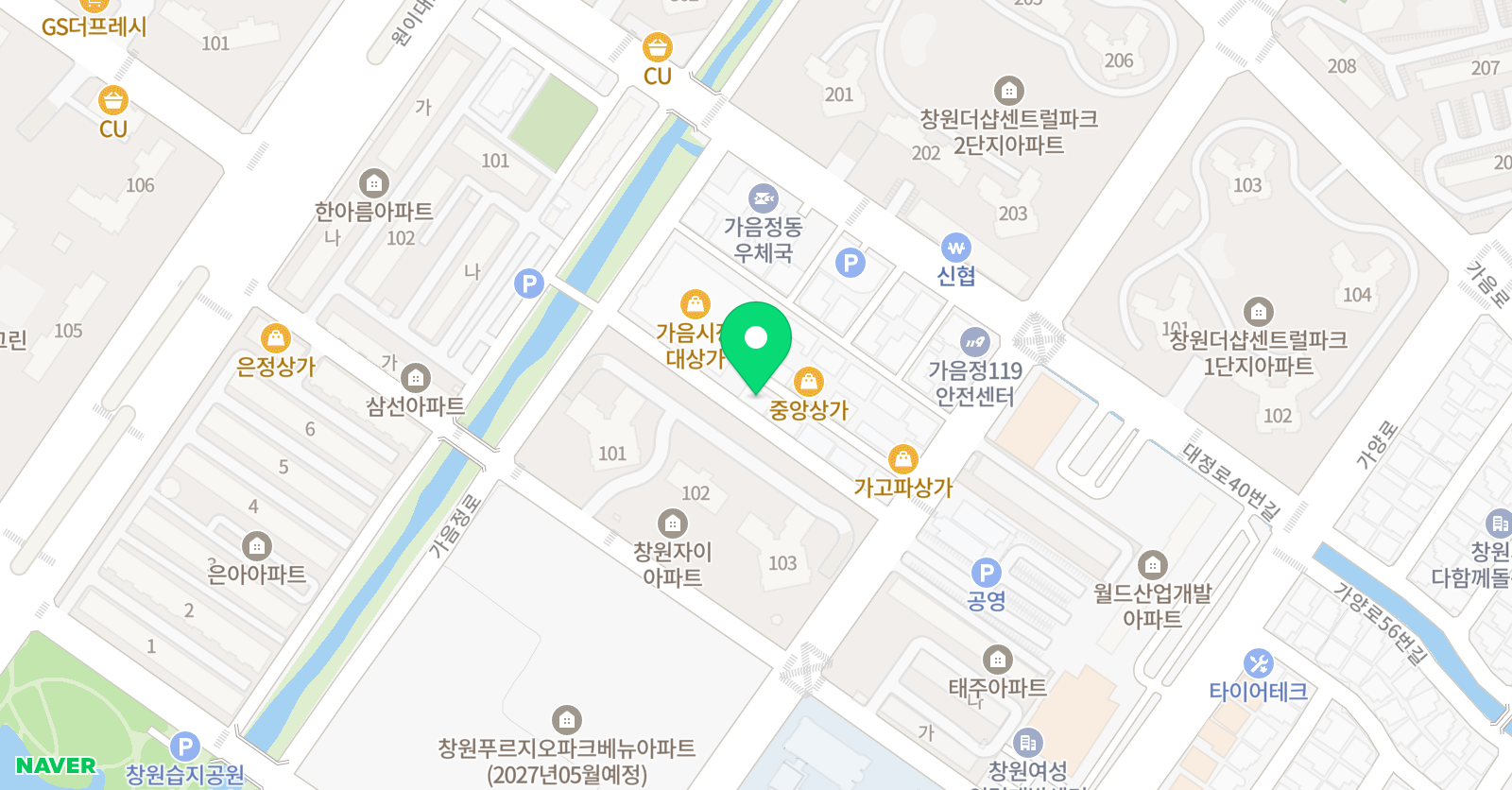 SP댄스아카데미 창원점 위치