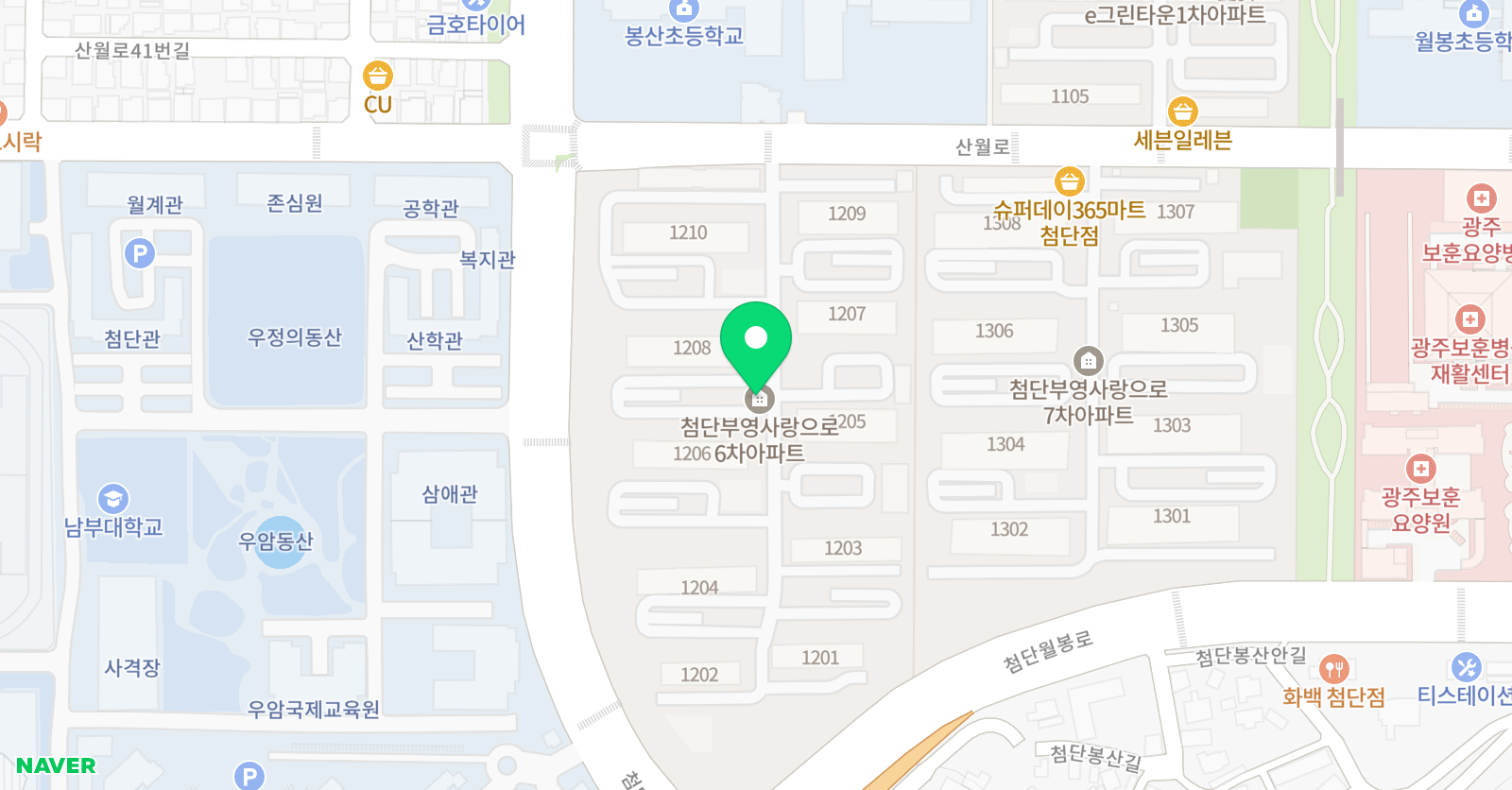 눈높이 첨단부영공부방 위치