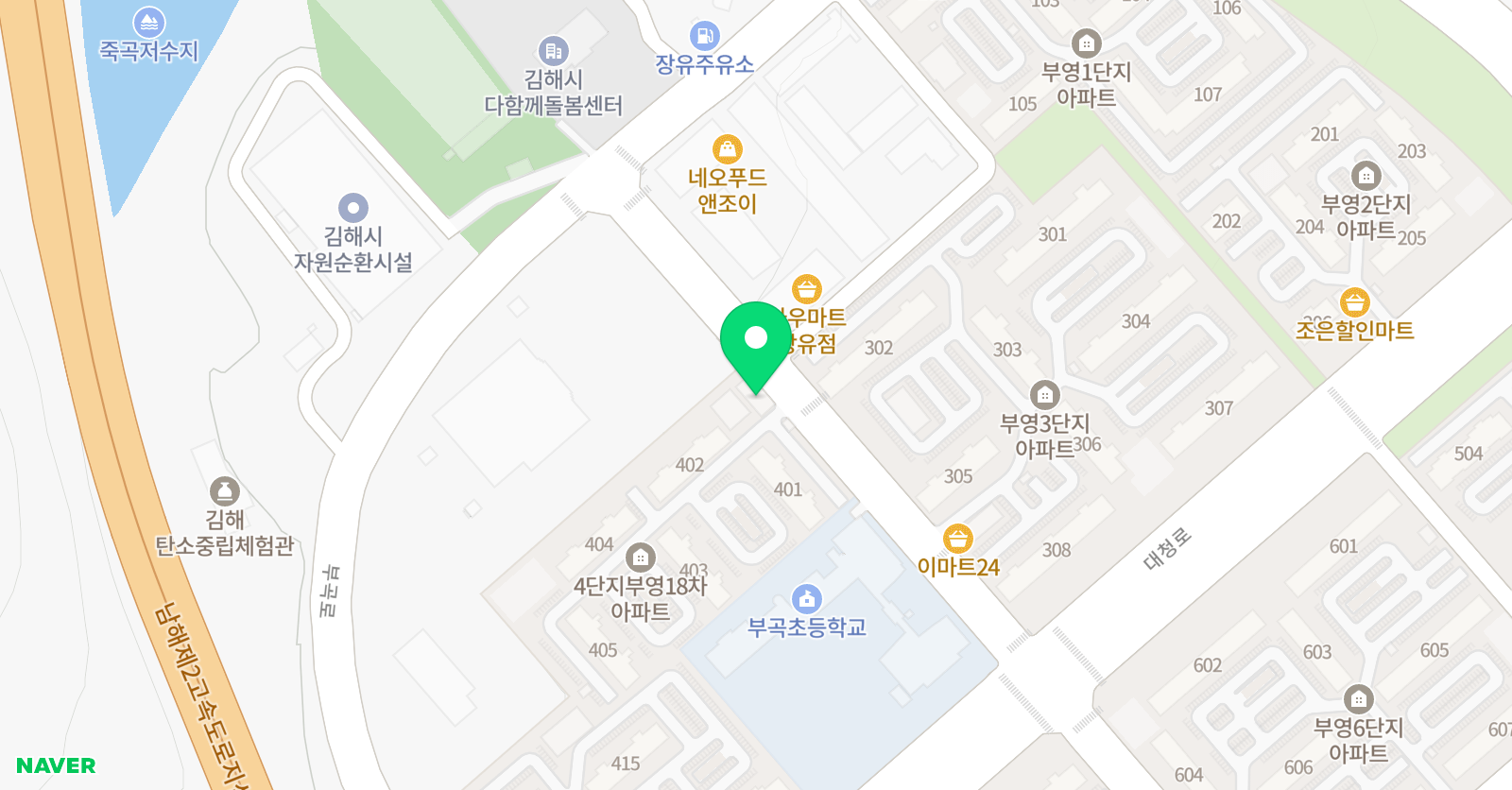 MTA 태권도 김해부곡점 위치