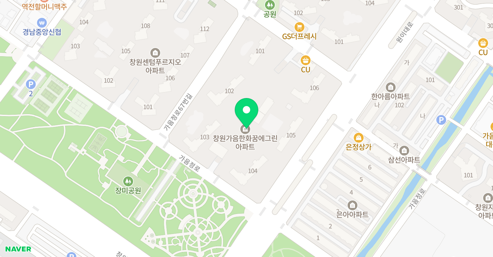 놀작마이아트 꿈에그린앳홈 위치