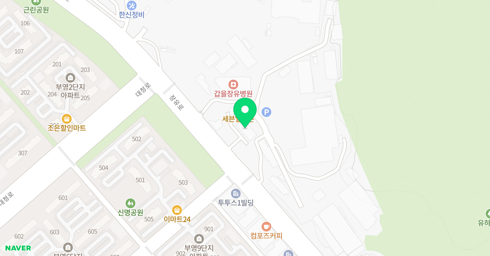 푸르넷 공부방 김해지점 위치