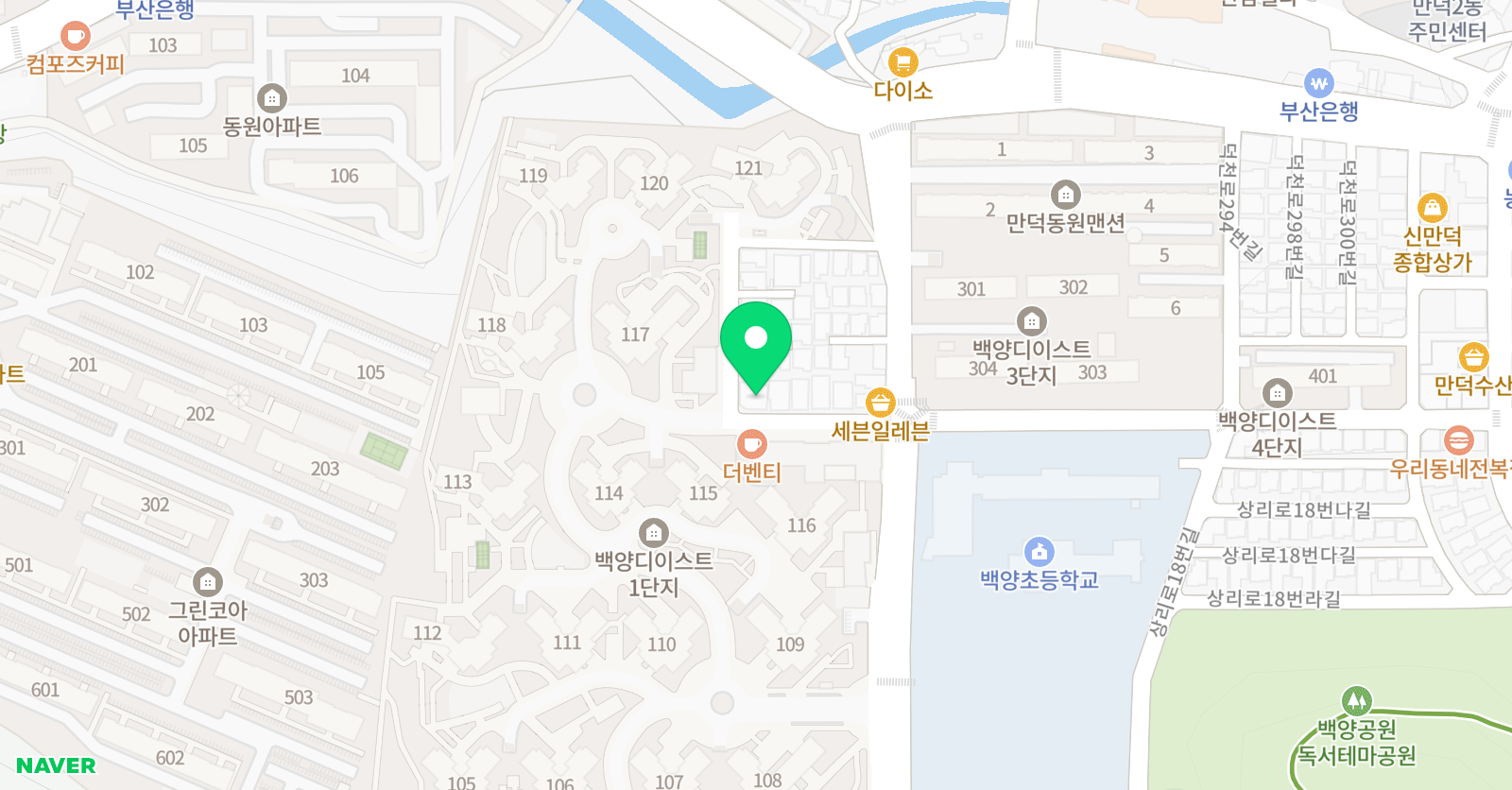예원 음악학원 만덕 위치