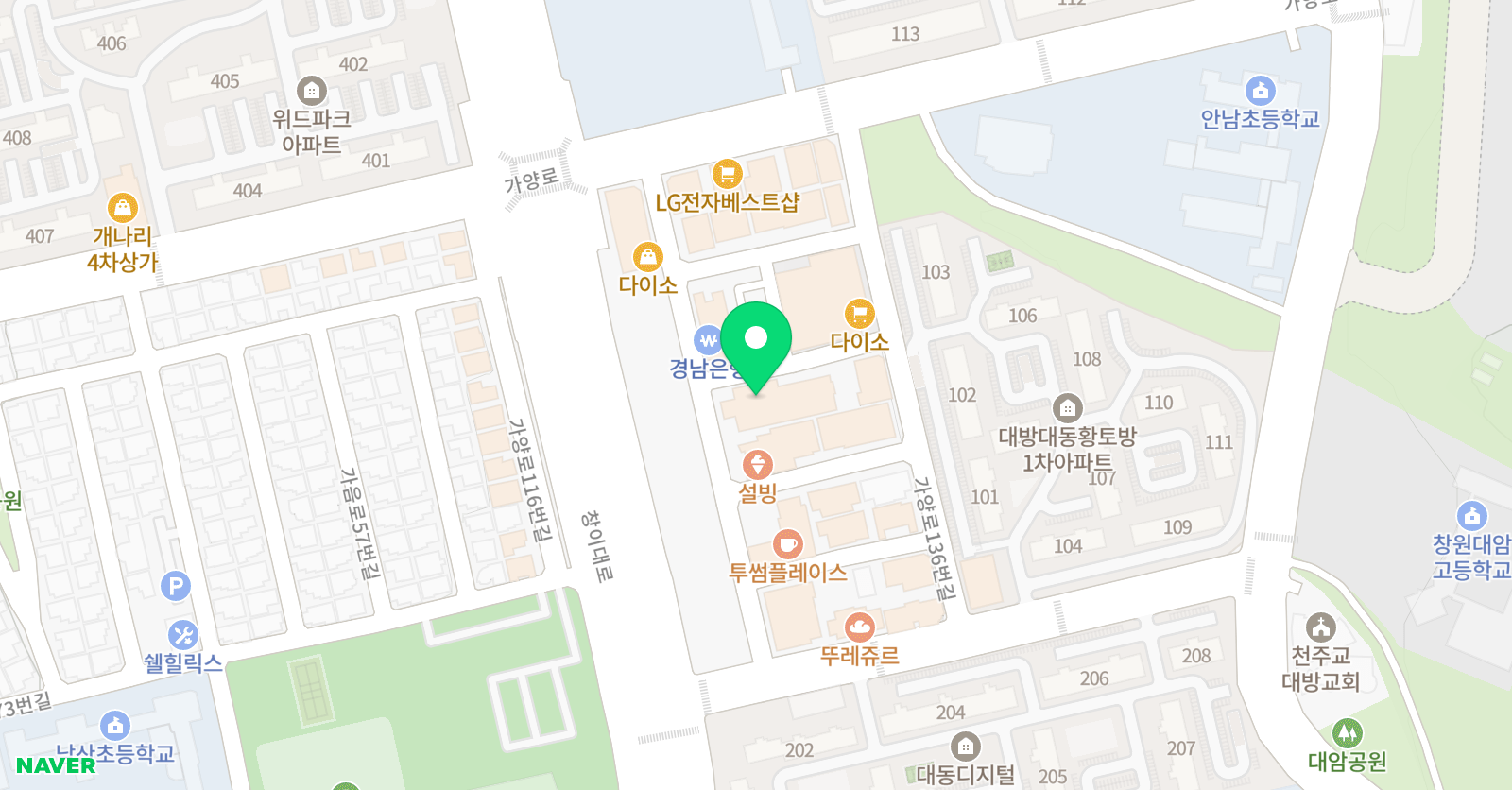 모카 미술학원 위치