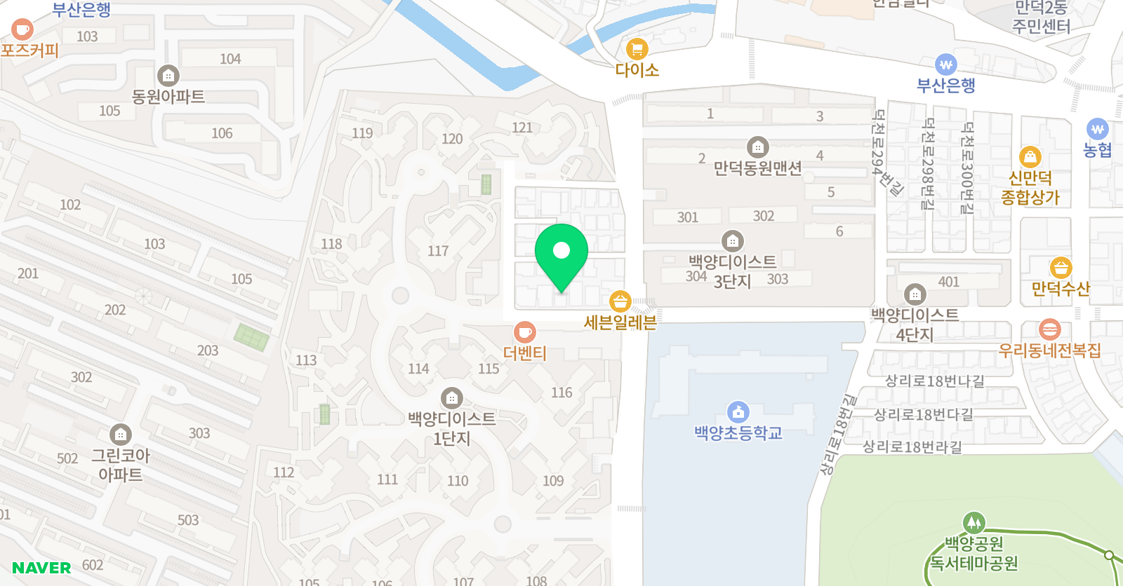 더베스트 음악학원 위치