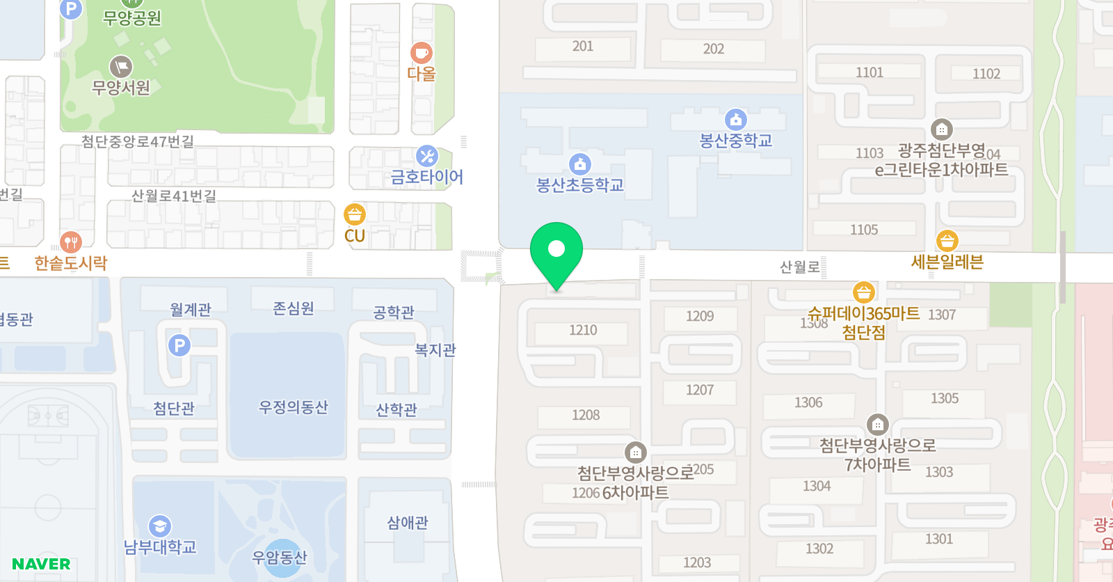 행복한 음악학원 위치