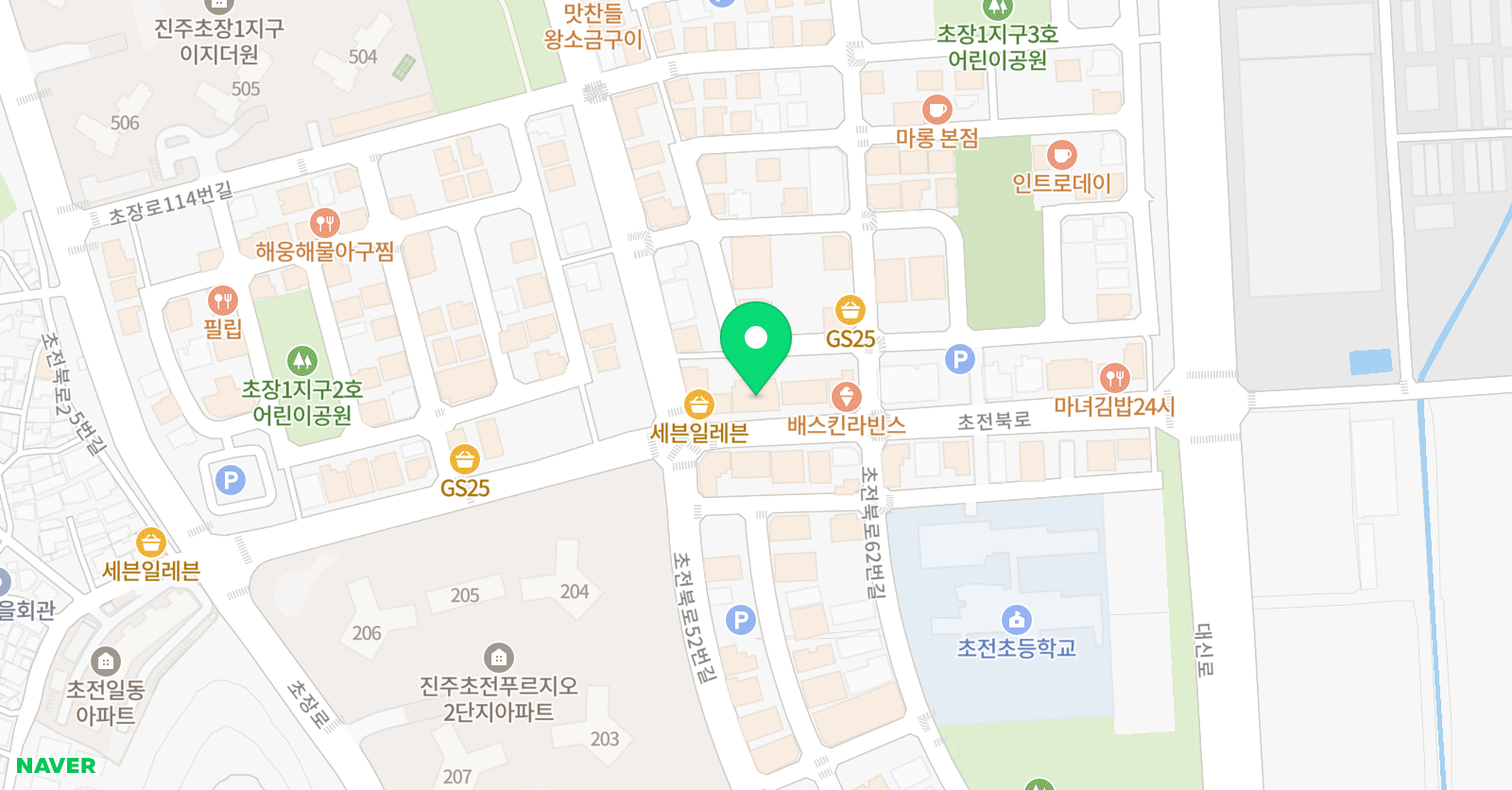 수학의명작 학원 위치