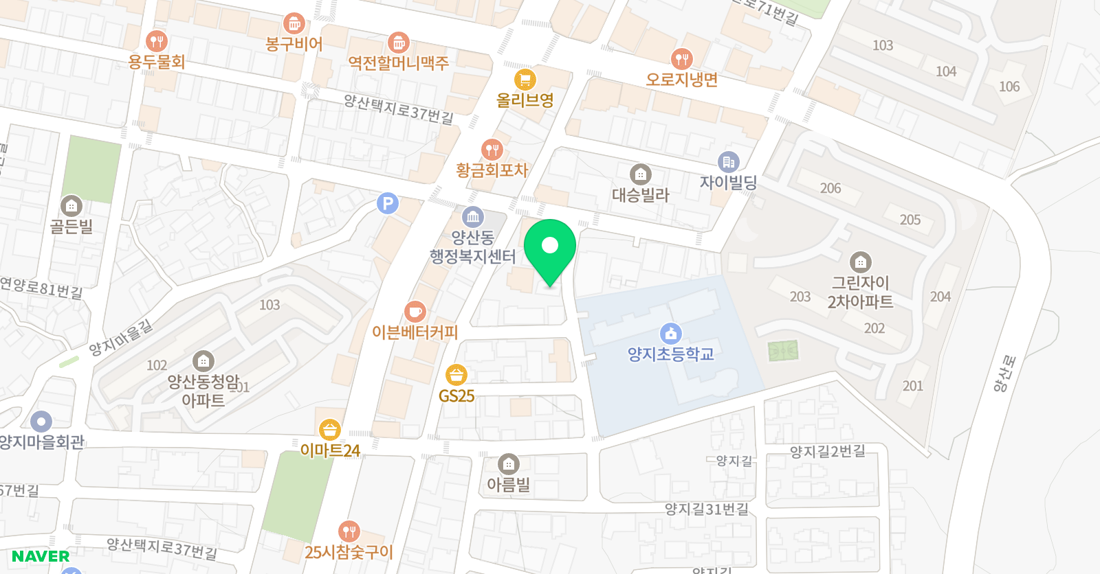 가온음악학원 위치