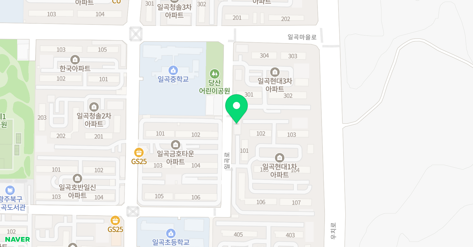 일곡 태권도 위치