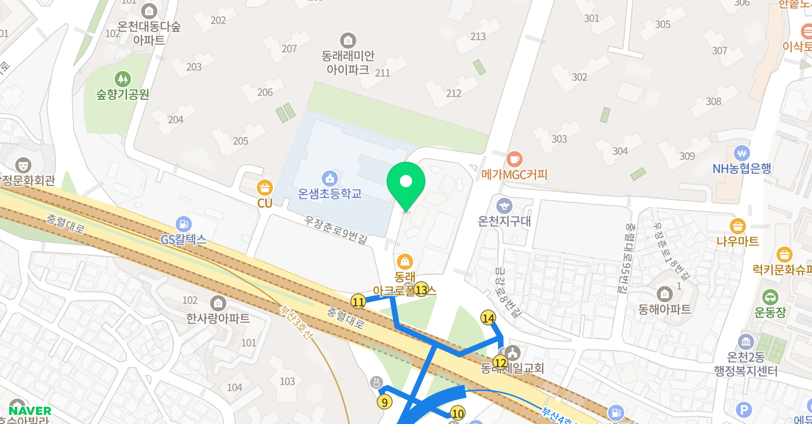 제제온샘 미술학원 위치