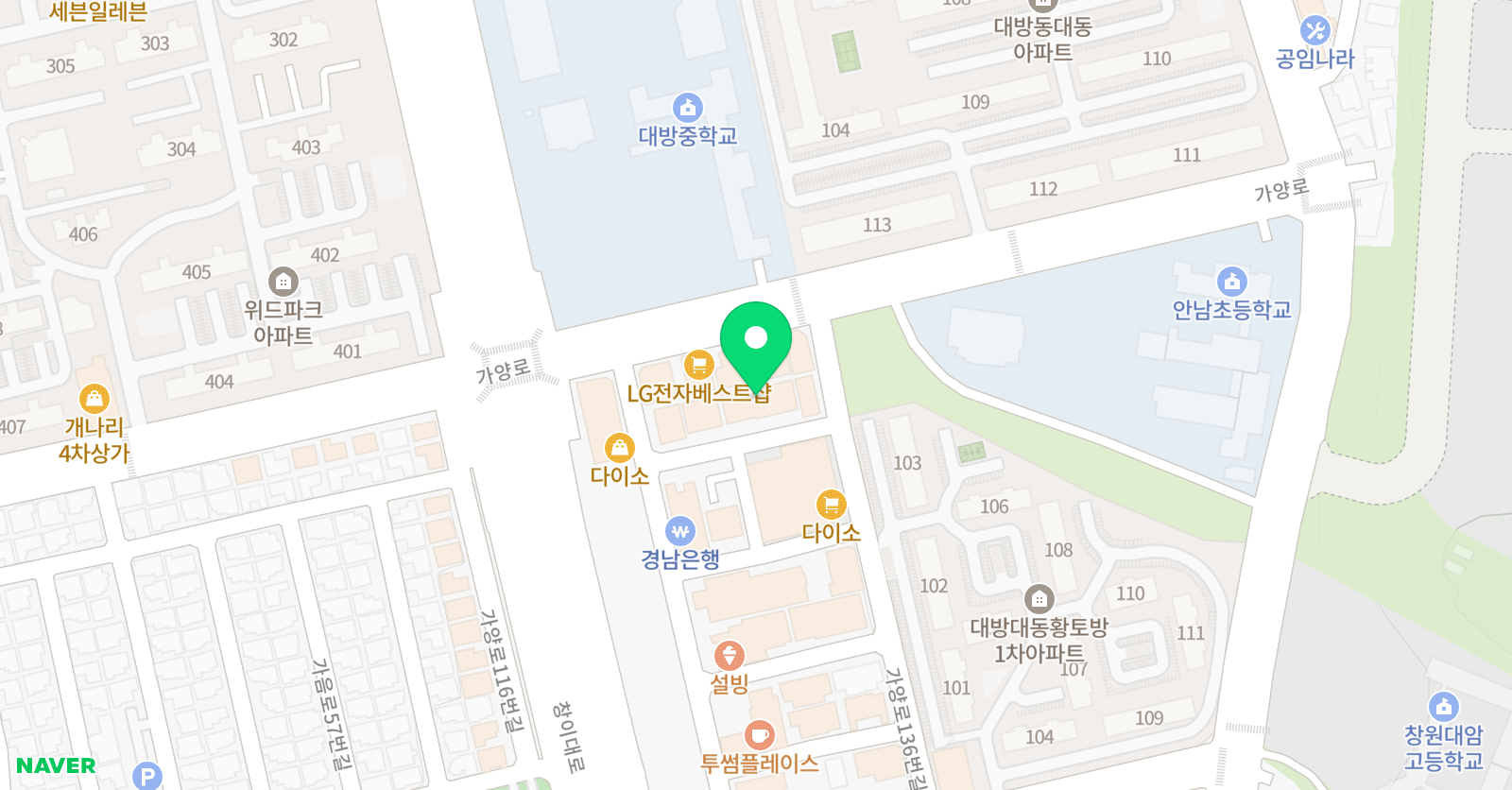 원리비법 수학학원 위치
