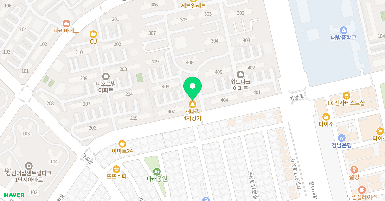 조미옥 음악학원 위치