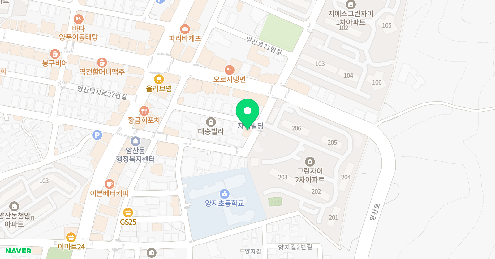 양산리틀스케치 미술교습소 위치