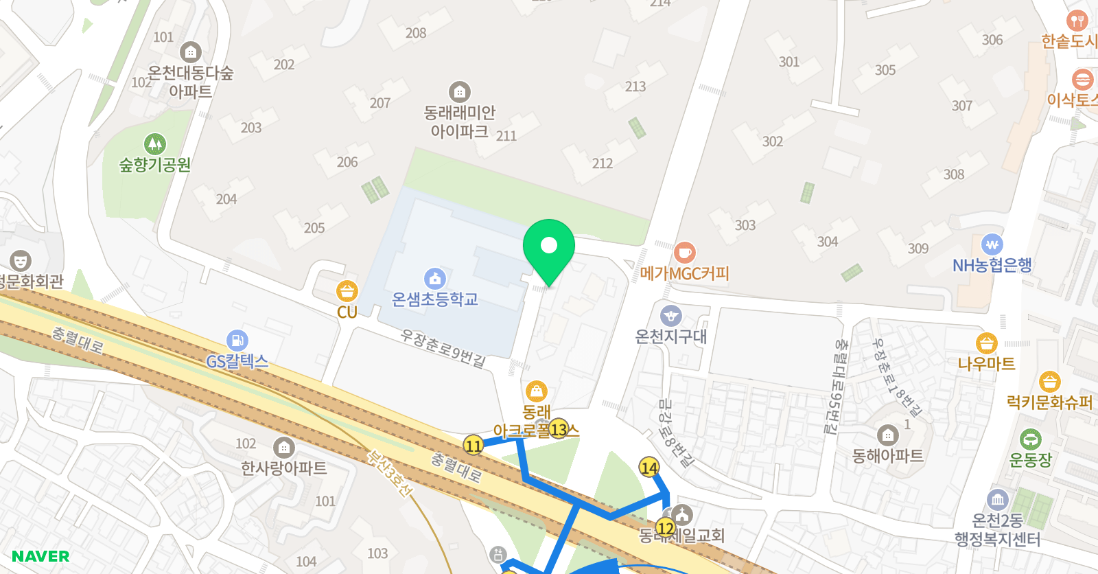 더제니스 수학전문학원 위치