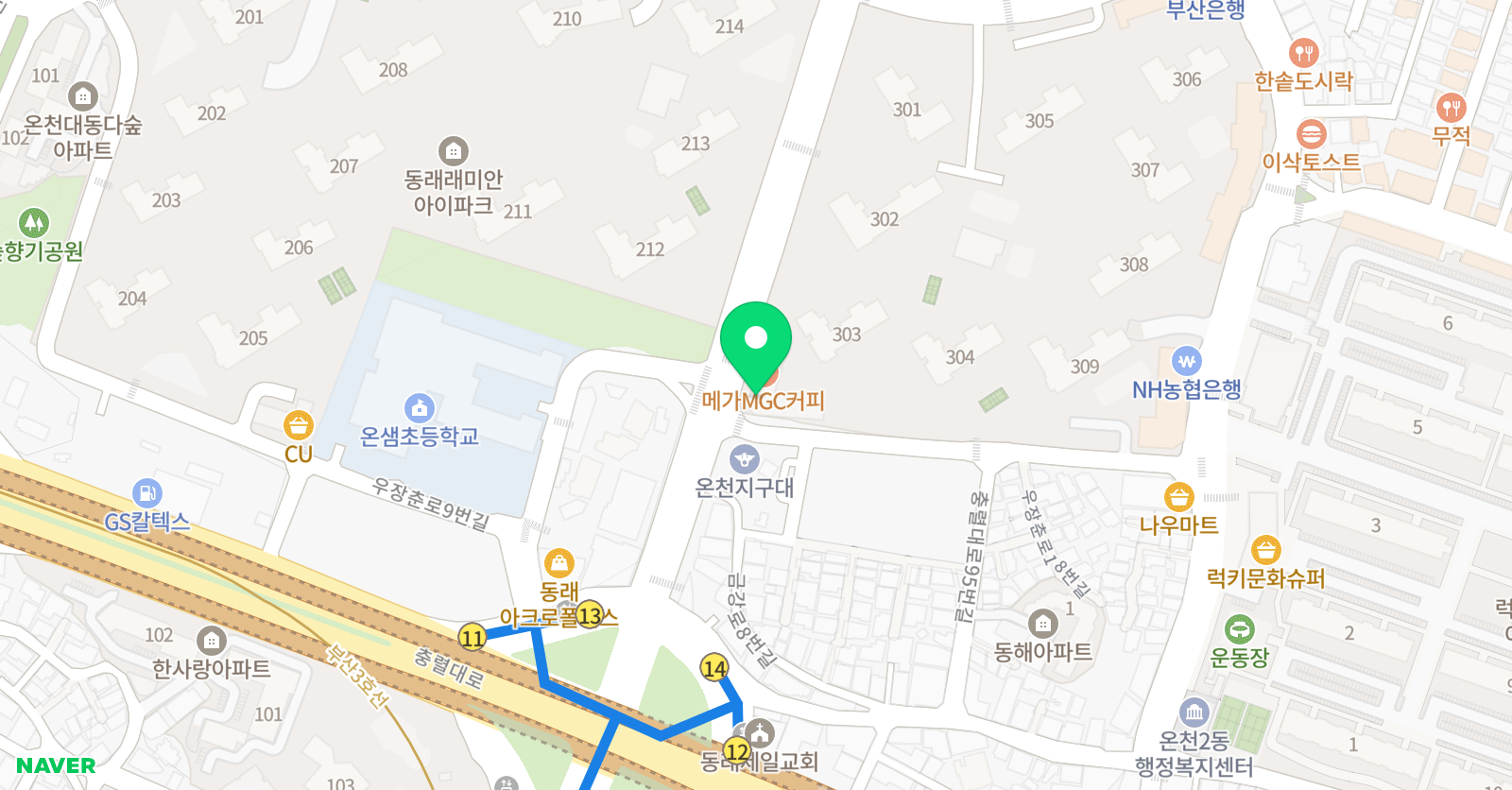 리드인 리드인 동래래미안아이파크점 위치