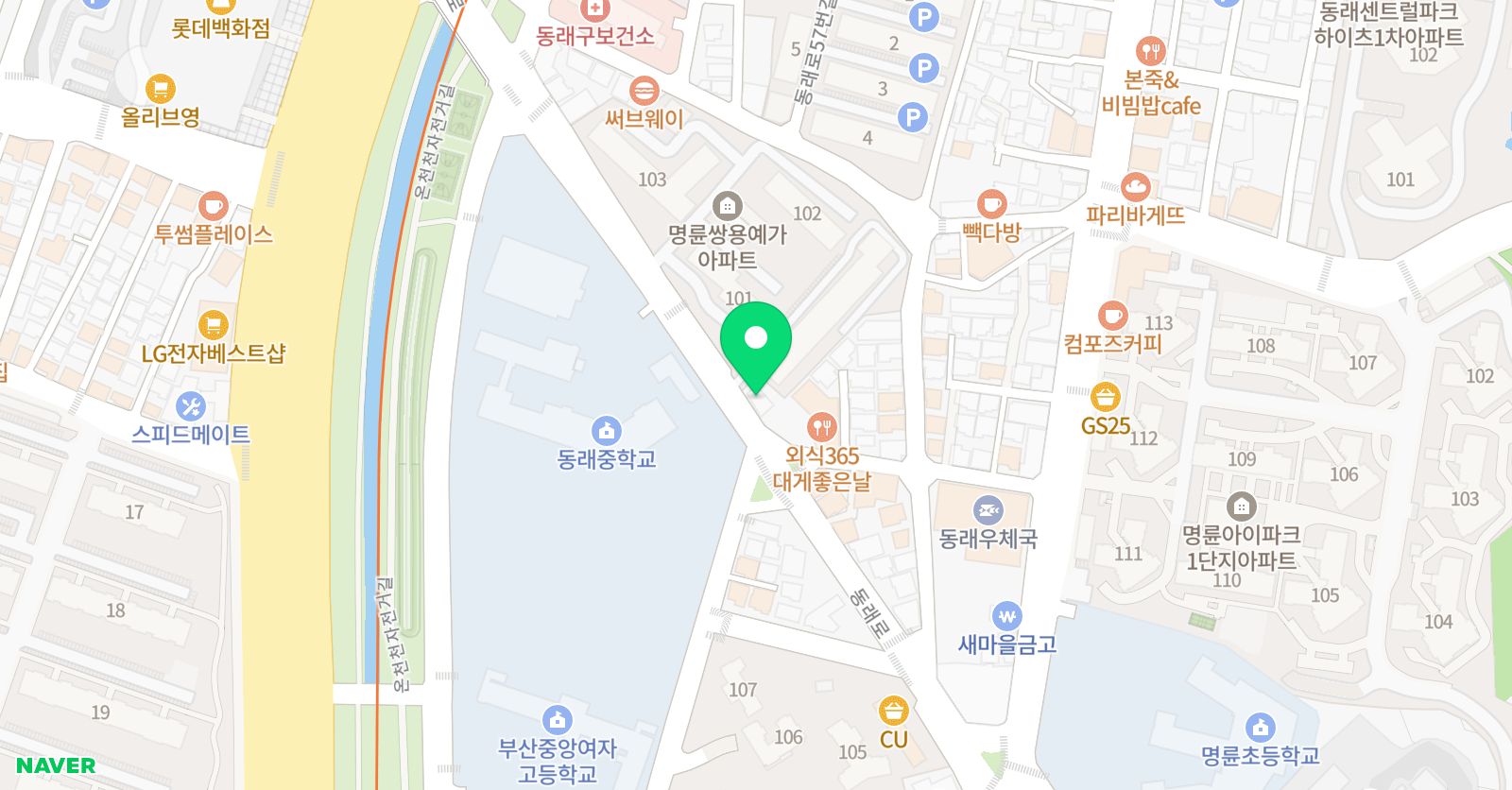 시그마수학 명륜캠퍼스학원 위치